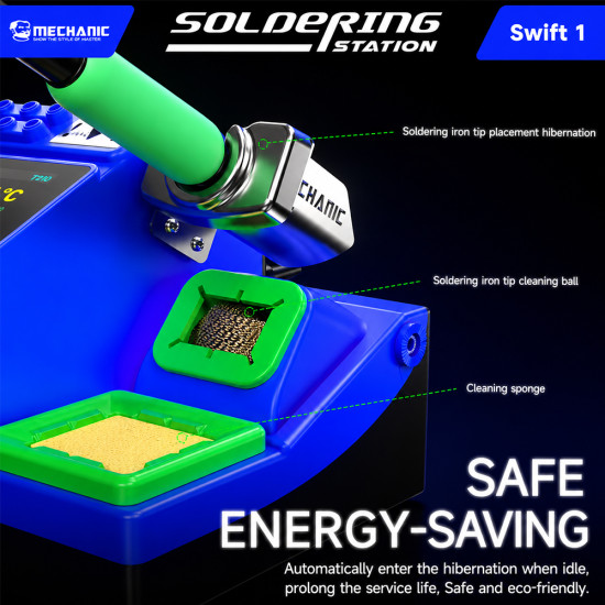 Mechanic Swift-1 Intelligent Precision Constant Temperature Digital Display Soldering Station (200W)