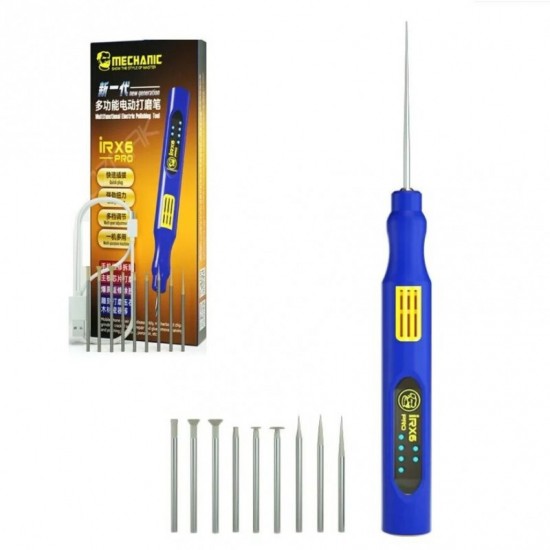 Mechanic IRX6 Pro Intelligent Charging Polishing Pen for IC Chip Grinding and Glue Removal Mechanic IRX6 Pro Intelligent Charging Polishing Pen for IC Chip Grinding and Glue Removal