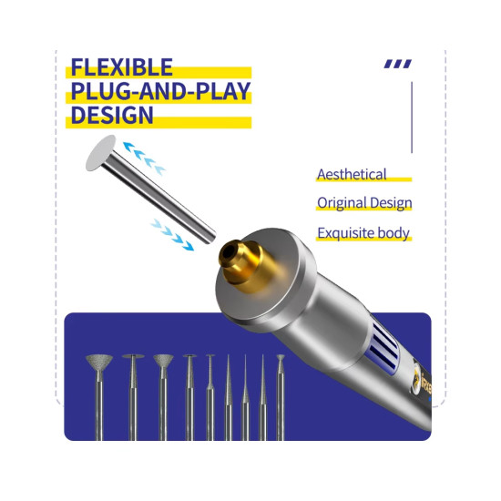 Mechanic IRX8 Intelligent Charging Polishing Pen for IC Chip Grinding and Glue Removal Mechanic IRX8 Intelligent Charging Polishing Pen for IC Chip Grinding and Glue Removal