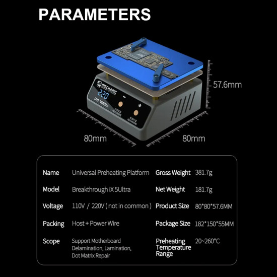 Mechanic IX5 Ultra Universal Preheating Platform Mechanic IX5 Ultra Universal Preheating Platform
