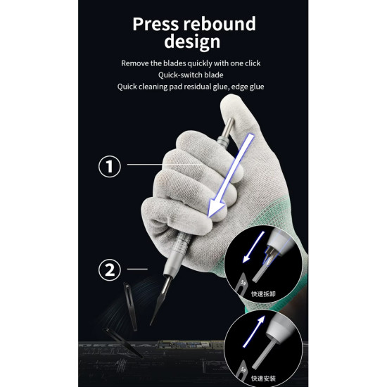 Mechanic KH-001 Non-slip Quick Disassembly Knife Pen Set Mechanic KH-001 Non-slip Quick Disassembly Knife Pen Set