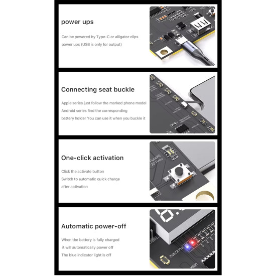 Mechanic F918 Battery Activation Board for iPhone & Android (IP6-16PM) Mechanic F918 Battery Activation Board for iPhone & Android (IP6-16PM)