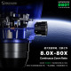 Mechanic D80T 8-80X (3D Continuous Zoom) High-Power Trinocular Stereo Microscope with Big Base