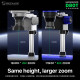 Mechanic D80T 8-80X (3D Continuous Zoom) High-Power Trinocular Stereo Microscope with Big Base