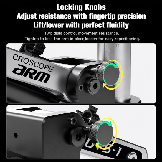 Mechanic DVS-1 360° Rotation Anti-shake Hydraulic Shock-absorbing Microscope Arm