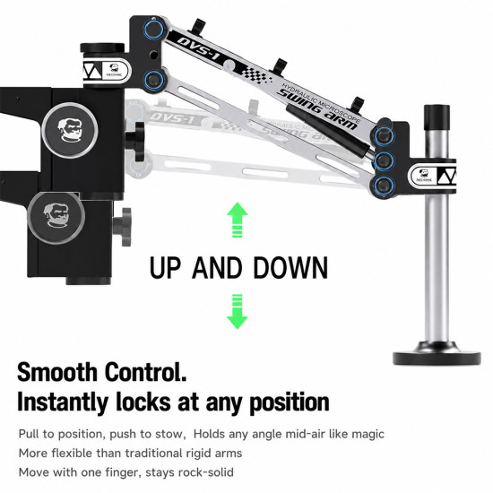 Mechanic DVS-1 360° Rotation Anti-shake Hydraulic Shock-absorbing Microscope Arm