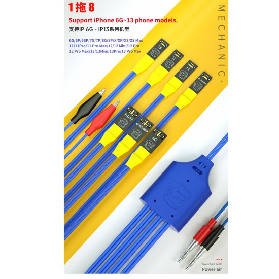 MECHANIC Power Air Boot Cable For iPhone 6G-13 Pro Max ( Boot Without Battery ) MECHANIC Power Air Boot Cable For iPhone 6G-13 Pro Max ( Boot Without Battery )
