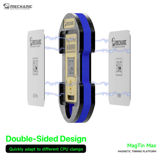 Mechanic MagTin Max Magnetic Dual-Sided BGA Reballing Platform Set for iPhone / Android (75 Pcs Set)