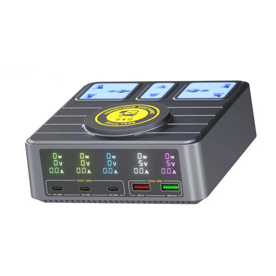 Mechanic S-Power Super Fast Gallium Nitride Charging Socket With Wireless Charging Mechanic S-Power Super Fast Gallium Nitride Charging Socket With Wireless Charging