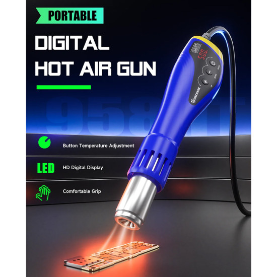 Mechanic 958HT Portable Digital Display Hot Air Gun (600W)