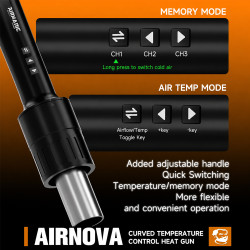 Mechanic AIRNOVA Intelligent Curved Temperature Control Hot Air Rework Station (1200W)