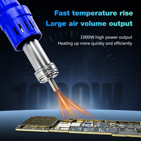 Mechanic 861DS 2-in-1 Dual Function Hot Air Rework Station With Soldering Iron