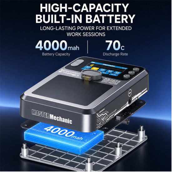 Mechanic PN360 Portable Manual / Auto Double Pulse Digital Display Battery Spot Welding Machine