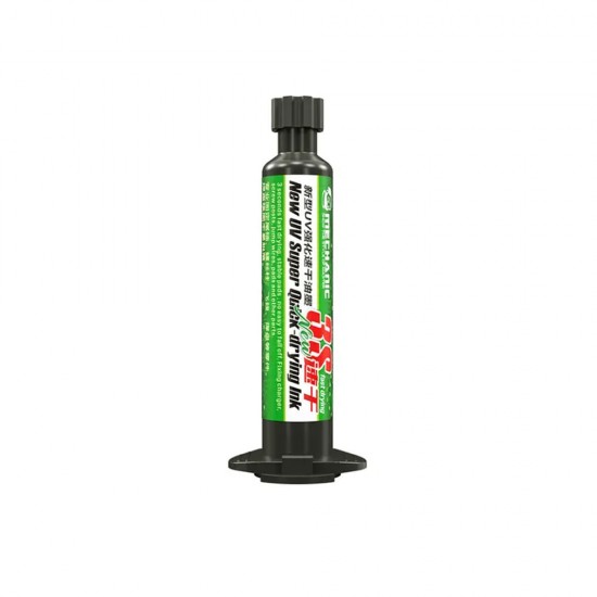 Mechanic SU-3 Quick Curing Solder Mask (Green) - 3S Rapid Drying Mechanic SU-3 Quick Curing Solder Mask (Green) - 3S Rapid Drying