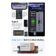 Mechanic T-824 High Precision Digital Display Tail Insertion Tester (Type-C to Lightning ) Mechanic T-824 High Precision Digital Display Tail Insertion Tester (Type-C to Lightning )