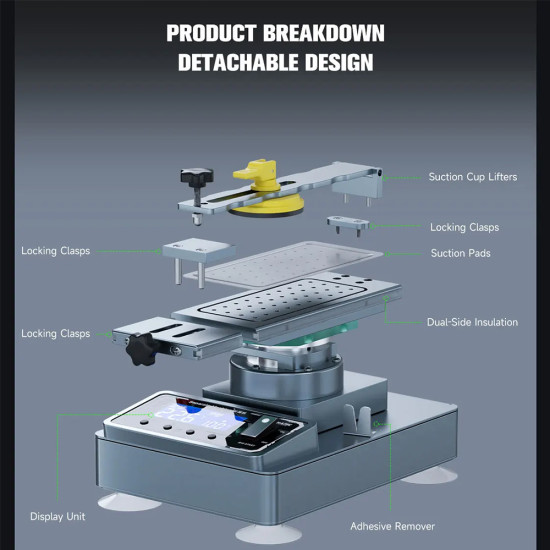 Mechanic Elite One Plus Multi-Function Rotating Separator for  Frame / Screen Disassembly Separation