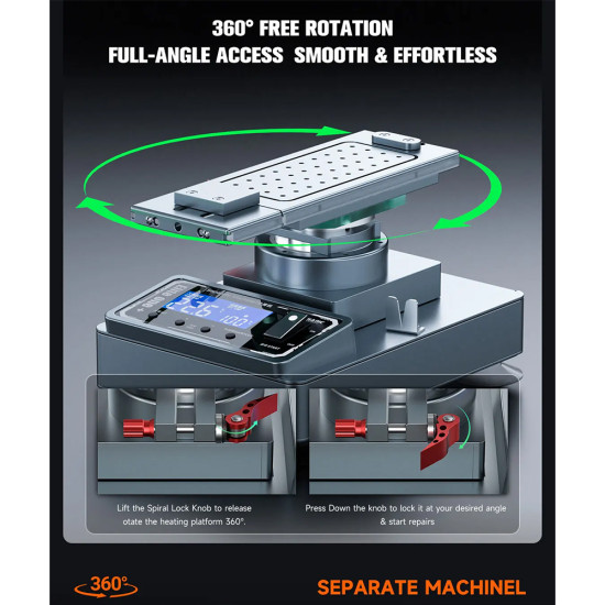 Mechanic Elite One Plus Multi-Function Rotating Separator for  Frame / Screen Disassembly Separation