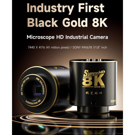 Mechanic MOS 8K HDMI USB Dual Output Ultra 8K HD Microscope Industrial Camera