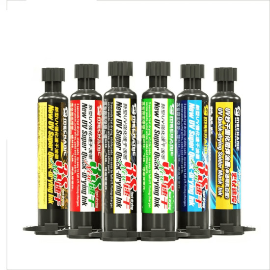 Mechanic SU-3 Quick Curing Solder Mask (Red) - 3S Rapid Drying