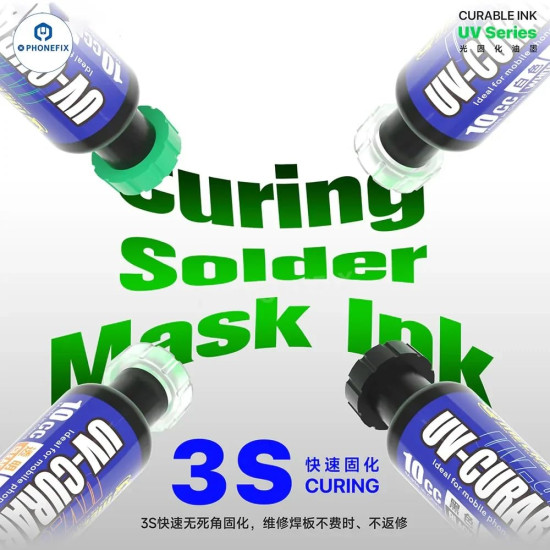 Mechanic UV-9200 3-Seconds Curable UV Mask (Black) 