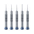 Mega-Idea 2D Throne Non-Slip Aluminum Alloy Screwdriver Set (5Pcs)
