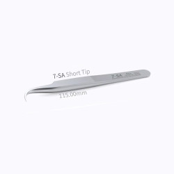 Mega-Idea 7-SA Non-Magnetic Stainless Steel Bent Tweezer