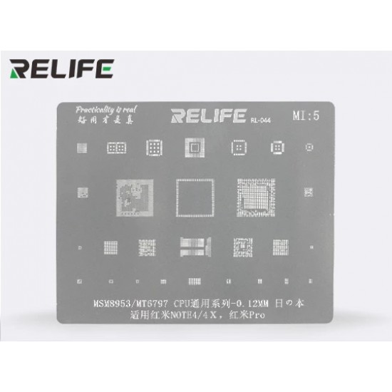 0.12MM Stencil Plates For MSM8953 / MT6797 CPU ( MI5 )