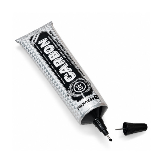 One Stop Carbon Super Purpose Adhesive Glue With Needle (Black) - 60ML