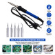 One Stop Iron 806B With Heat Controller (60W) With Free 5 Bits