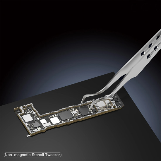 One Stop TW22 Non-Magnetic Stainless Steel Precision Tweezer