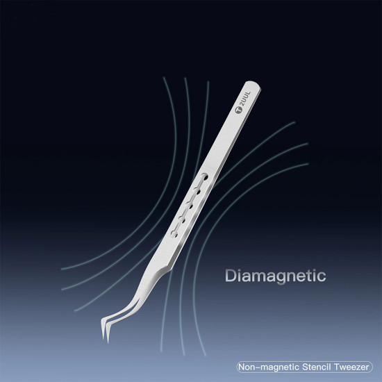 One Stop TW22 Non-Magnetic Stainless Steel Precision Tweezer