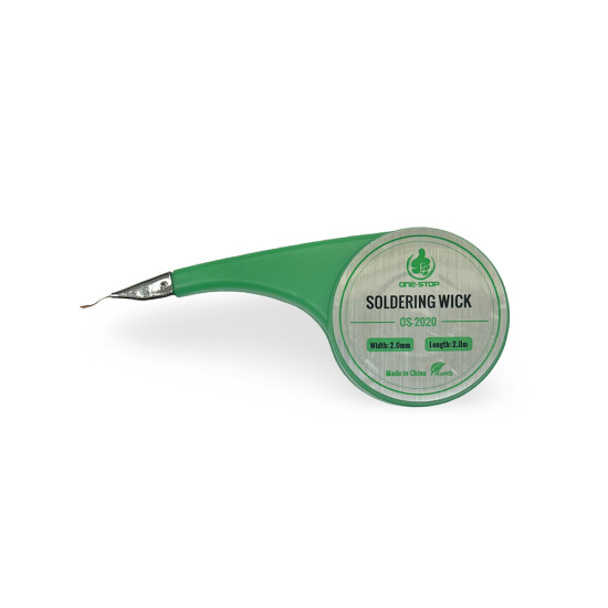One-Stop Desolder Wick 2020 ( Width 2.0MM / Length 2M ) One-Stop Desolder Wick 2020 ( Width 2.0MM / Length 2M )