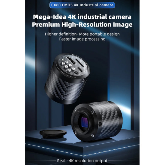Mega-idea CX60 CMOS 4K Ultra HD Industrial Microscope Camera