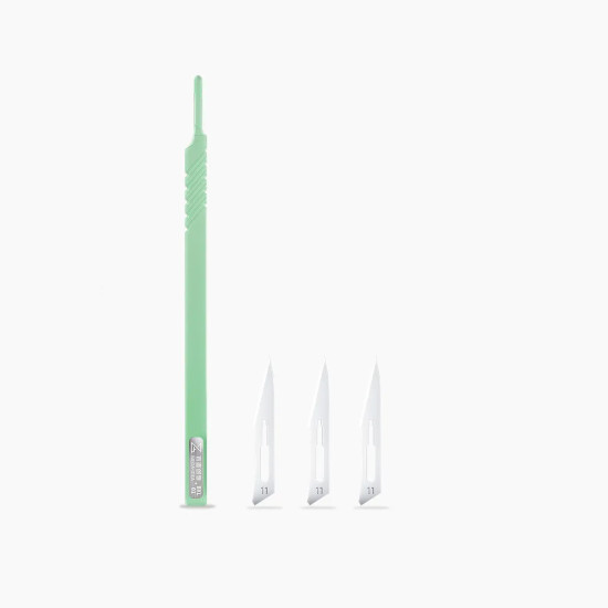 Mega-Idea BXL01 Universal Glass Fiber Knife Handle With 3 Blades 