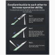 Mega-Idea BXL01 Universal Glass Fiber Knife Handle With 3 Blades 