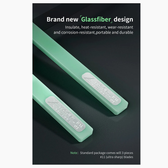 Mega-Idea BXL01 Universal Glass Fiber Knife Handle With 3 Blades 