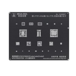 Qianli 0.12MM Black Stencil MT6750V/MT6755V CPU for MEIZU & Noblue 3/3s/5/3MAX/E/note/note/note3/note5 ( BZ 11 )