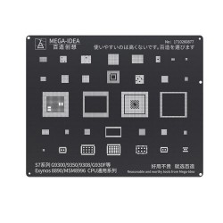 Qianli 0.12MM Black Stencil Exynos 8890/MSM8996 CPU for S7 Series G9300/9350/9308/G930F ( BZ 18 )