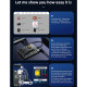 MEGA-IDEA Clone DZ03 Battery Activation & Face ID Dot Matrix Programmer for iPhone (7in1)