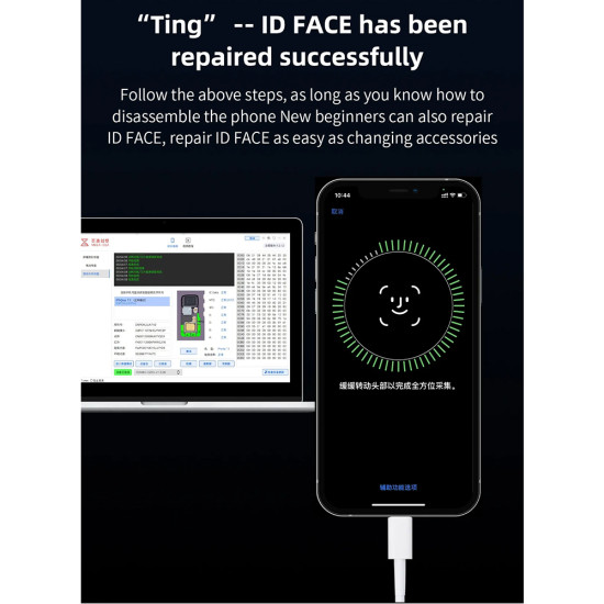 MEGA-IDEA Clone DZ03 Battery Activation & Face ID Dot Matrix Programmer for iPhone (7in1)