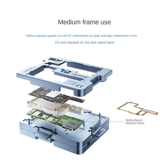 Qianli iSocket 13 Series Motherboard Layered Test Fixture for iPhone 13 Mini / 13 / 13 Pro / 13Pro Max (4in1)