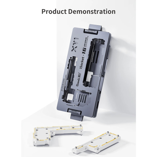 Qianli iSocket 16 Series Motherboard Layered Test Fixture for iPhone 16 / 16 Plus / 16 Pro / 16Pro Max  (4in1)