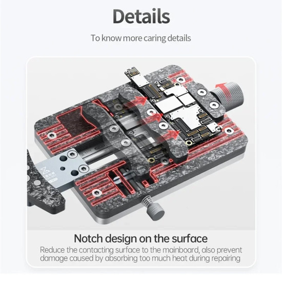 Mega-idea JJ-003 Ultra-Thin PCB Stand with Adjustable Clamp Range
