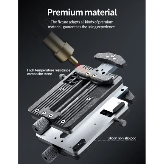 Mega-idea JJ-003 Ultra-Thin PCB Stand with Adjustable Clamp Range