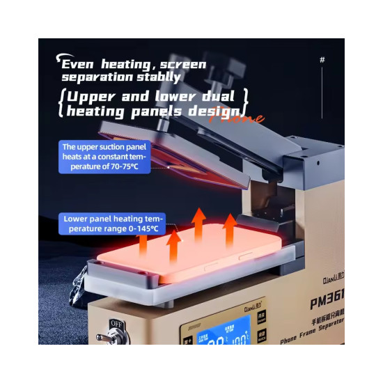Qianli PM361 Electric Screen Frame Separator With Dual Heating Panels Qianli PM361 Electric Screen Frame Separator With Dual Heating Panels