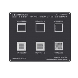 Qianli 0.12MM Black Stencil Qualcomm CPU MSM8994 A B MSM8974 A B MSM8960 A B ( QL 24)