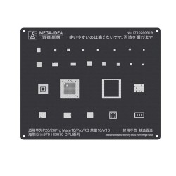 Qianli 0.12MM Black Stencil Kirin 970 HI3670 CPU for HUAWEI P20/20Pro Mate10/Pro/RS HONOR 10/V10 ( QL 06 )