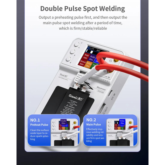 QianLi Macaron Max Portable Double Pulse Integrated Battery Spot Welding Machine QianLi Macaron Max Portable Double Pulse Integrated Battery Spot Welding Machine