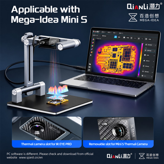 QianLi Fire Eye Pro Foldable Holder Version  Infrared Thermal Camera (Android Device Only)