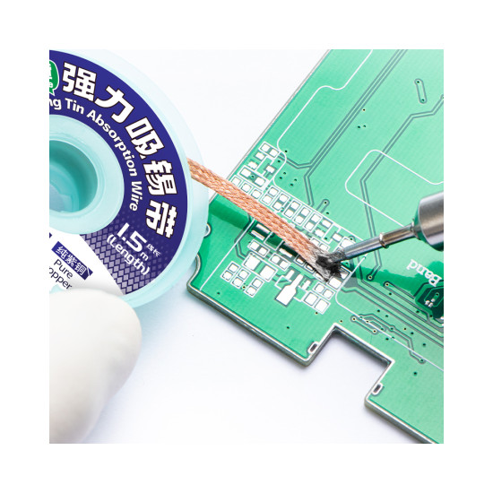 Qianli Desolder Wick 2015 ( Width 2.0MM / Length 1.5M ) - 5Pcs Pack Qianli Desolder Wick 2015 ( Width 2.0MM / Length 1.5M ) - 5Pcs Pack